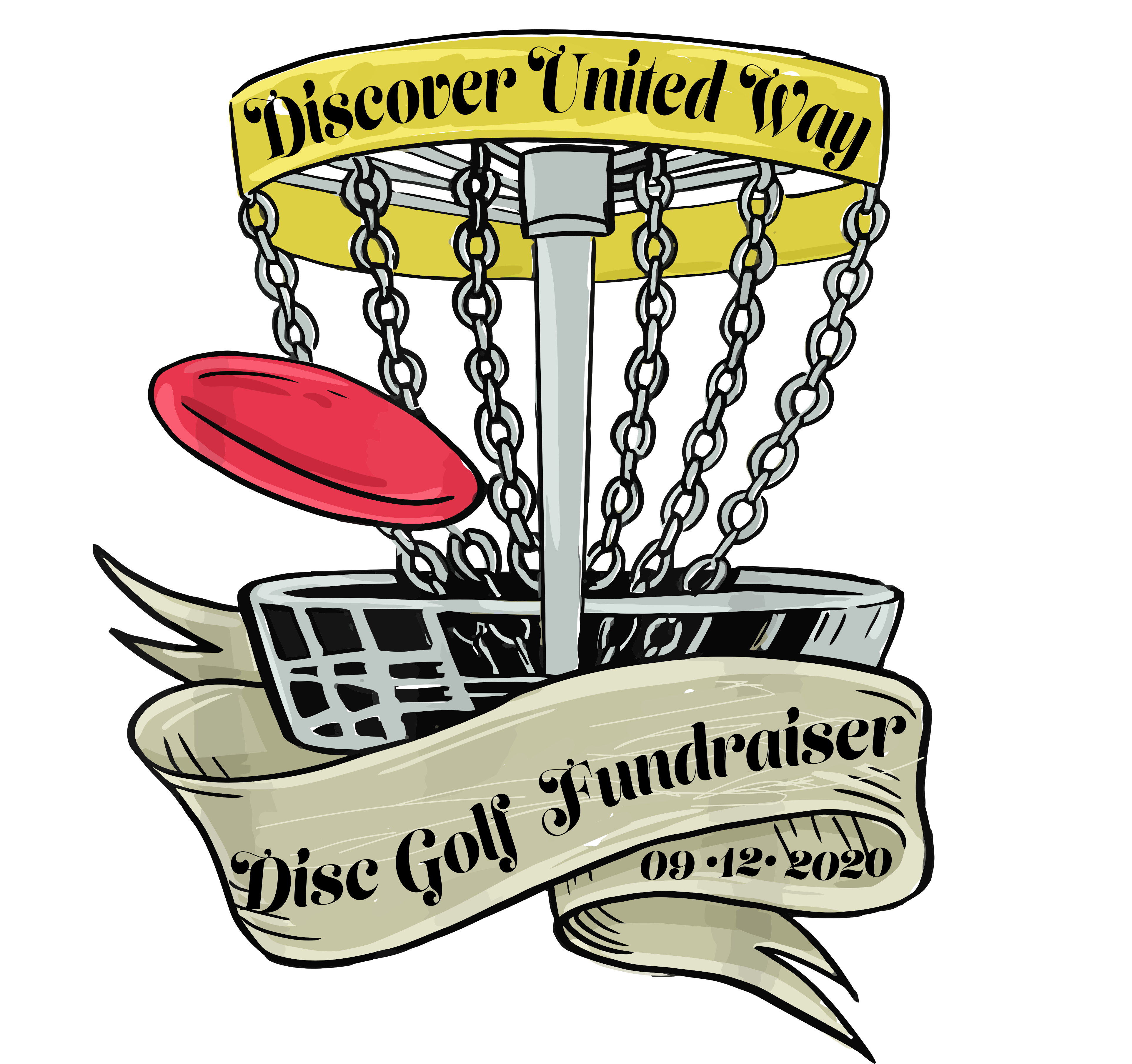 Disc golf logo